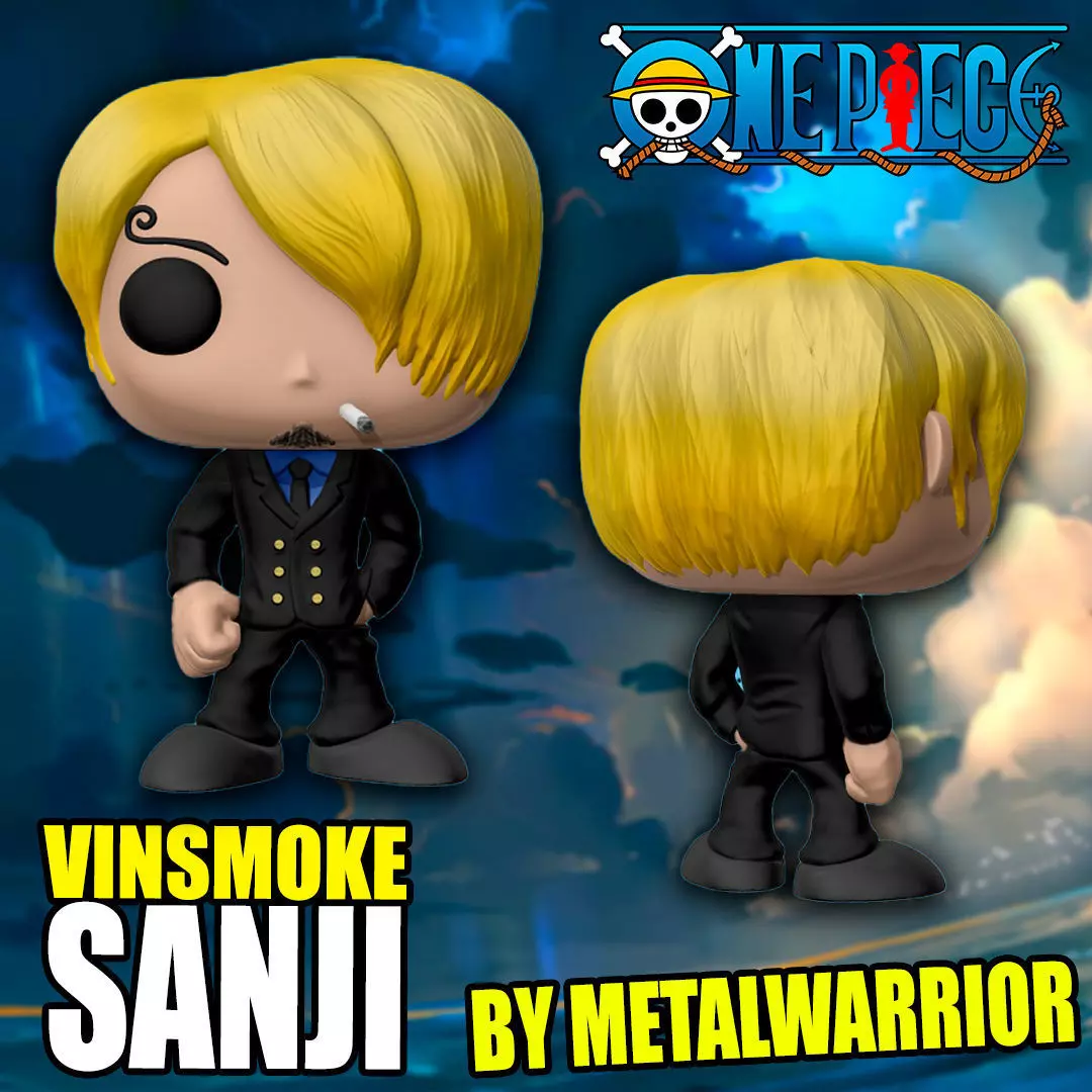 ONE PIECE - VINSMOKE SANJI - NETFLIX - FUNKO POP 3D print model_0