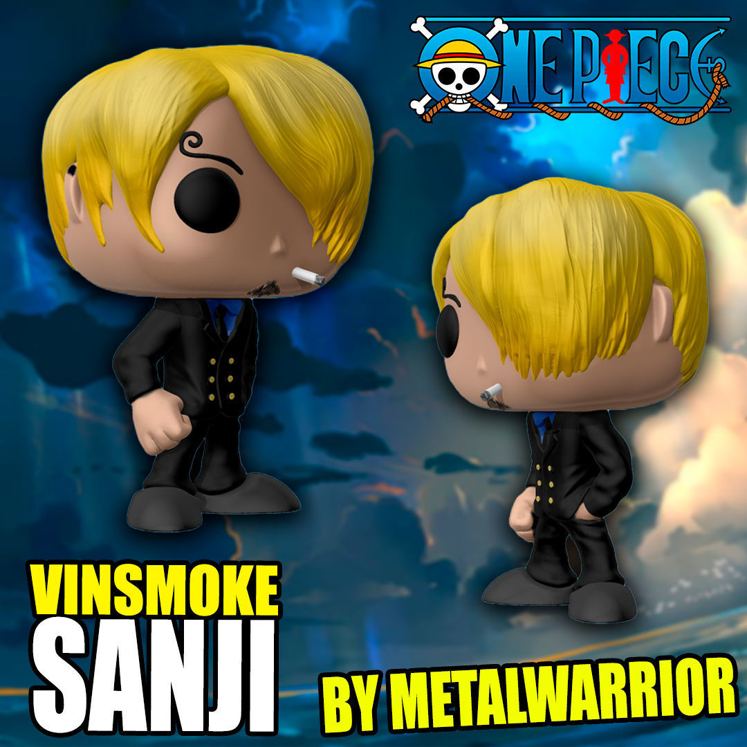 ONE PIECE - VINSMOKE SANJI - NETFLIX - FUNKO POP 3D print model_2