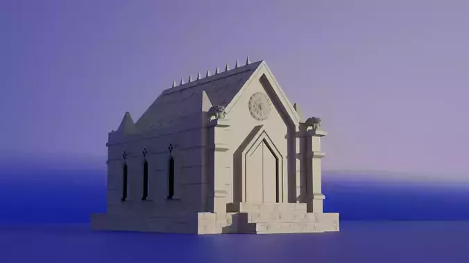 MAUSOLEUM WITH MOVABLE ROOF FOR ROLE-PLAYING GAMES