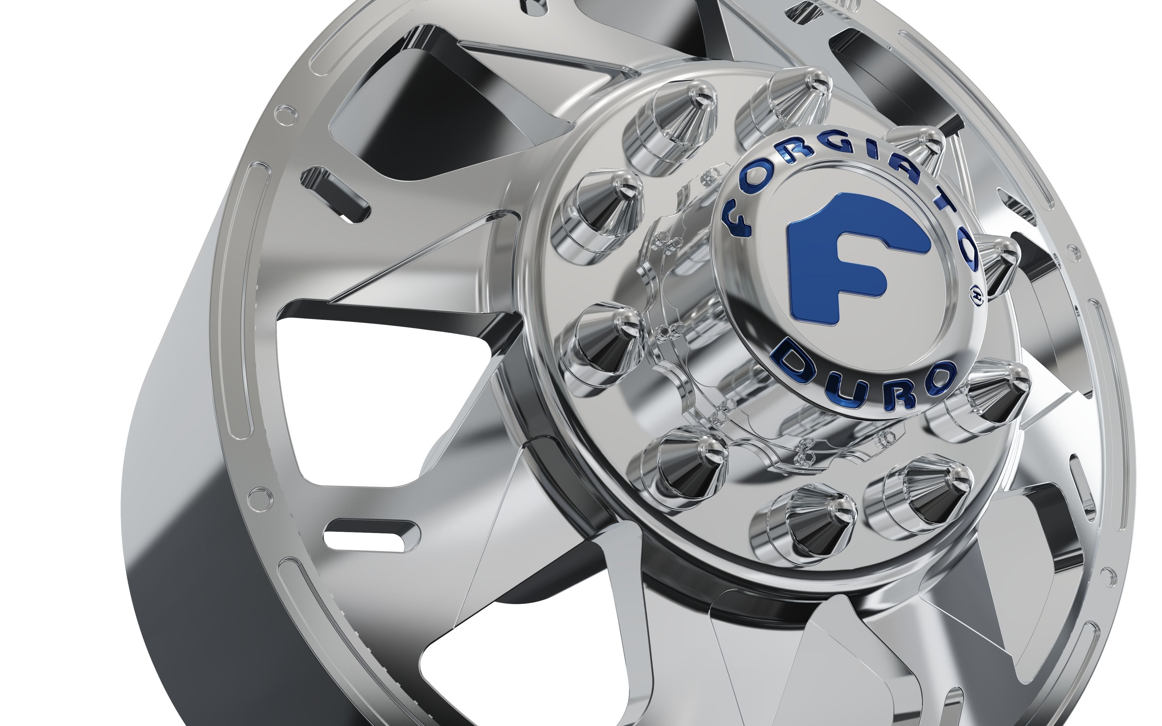 FRONT forgiato Forata DURO DUALLY WHEEL 3D print model_6