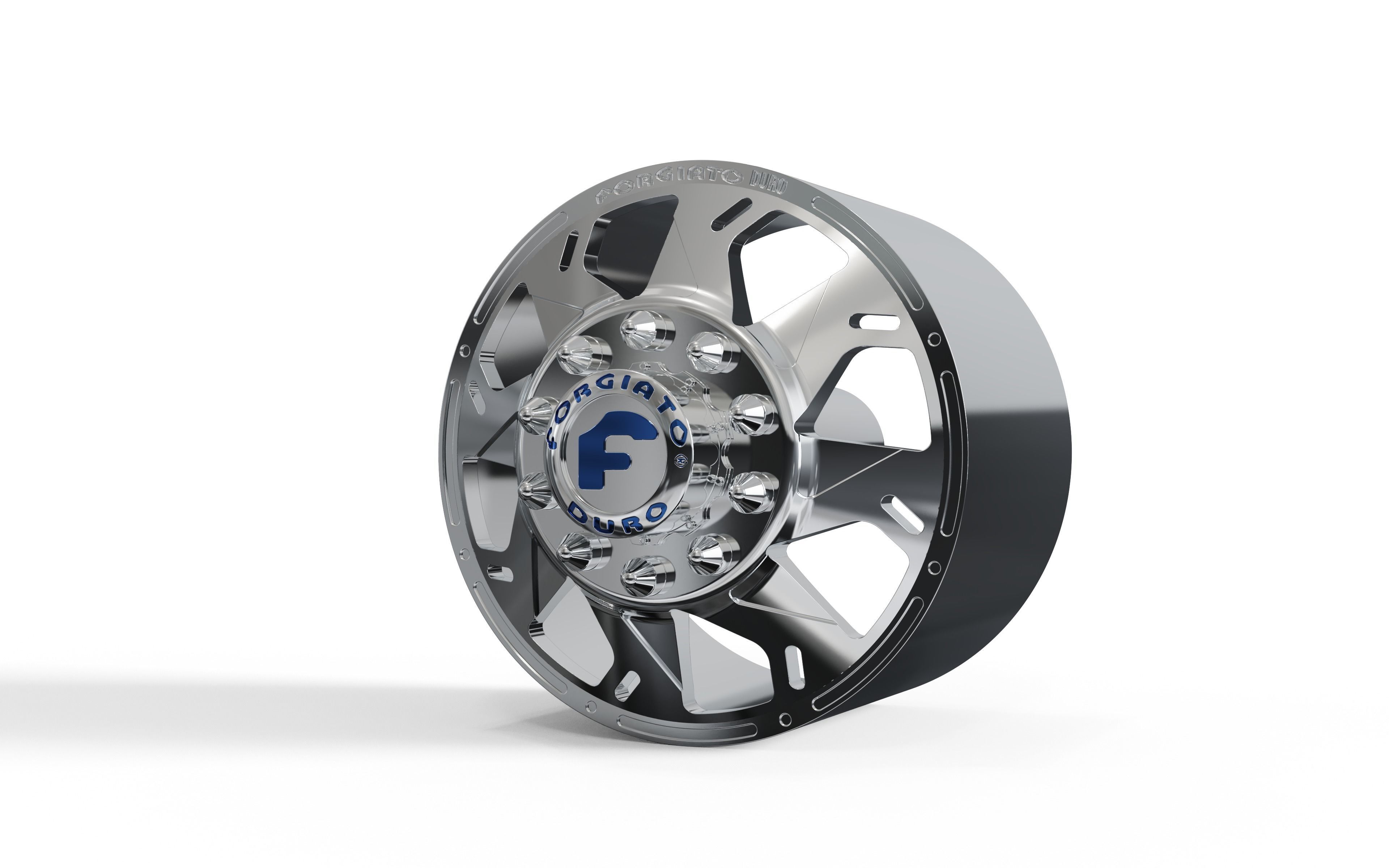FRONT forgiato Forata DURO DUALLY WHEEL 3D print model_1