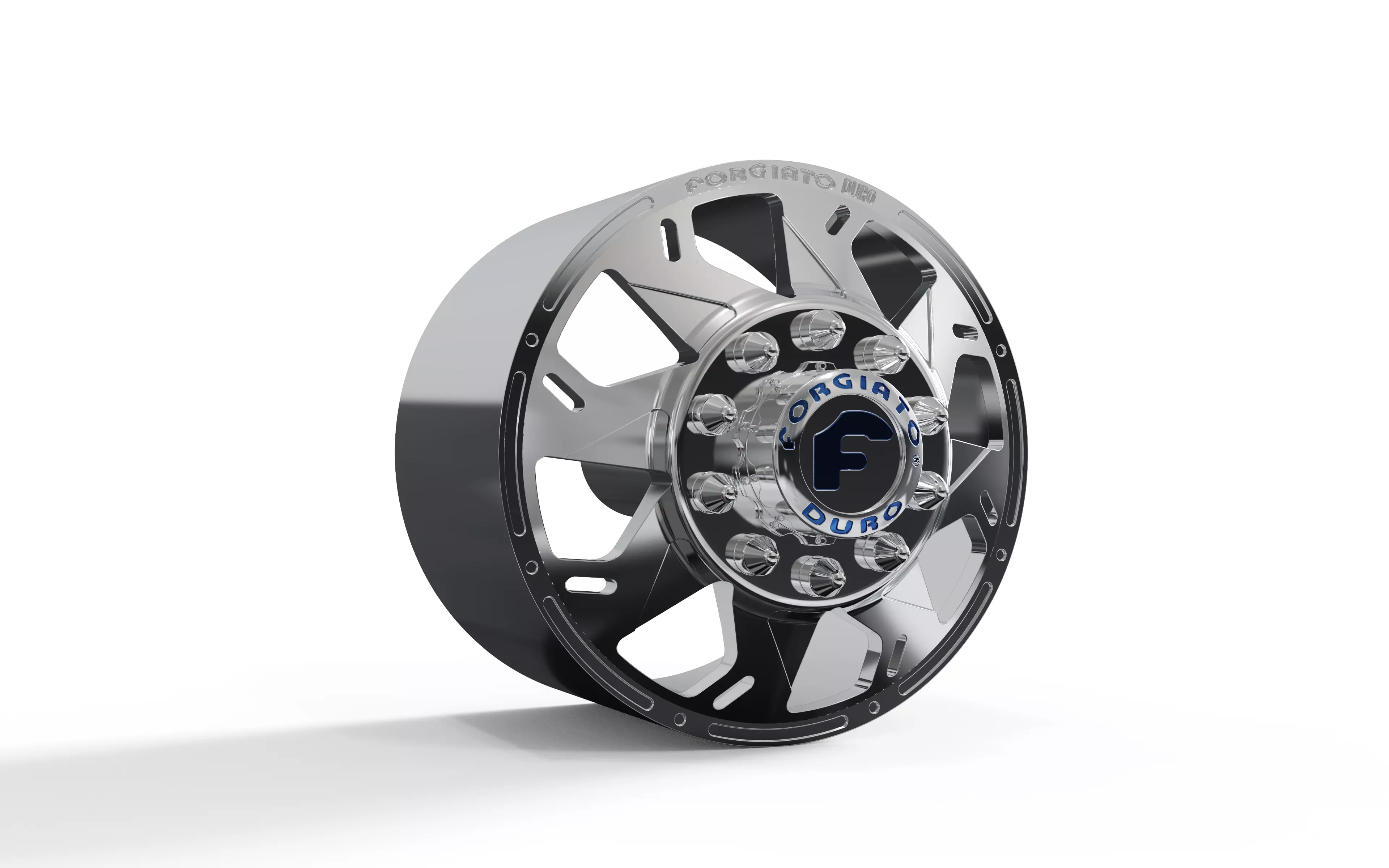 FRONT forgiato Forata DURO DUALLY WHEEL 3D print model_0