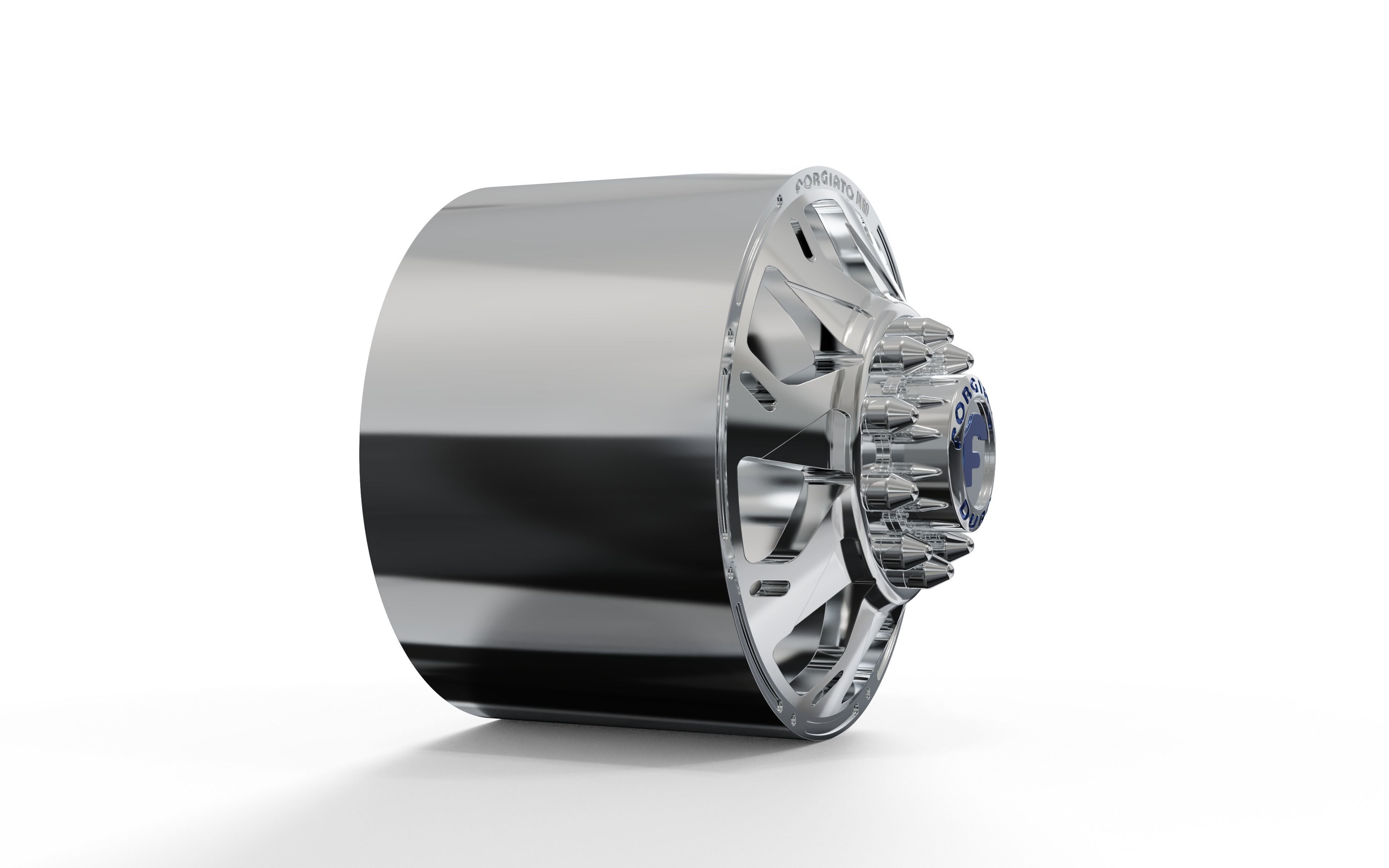 FRONT forgiato Forata DURO DUALLY WHEEL 3D print model_4