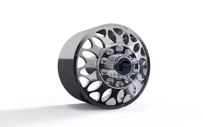 FRONT forgiato Grano- DURO DUALLY WHEEL 3D print model