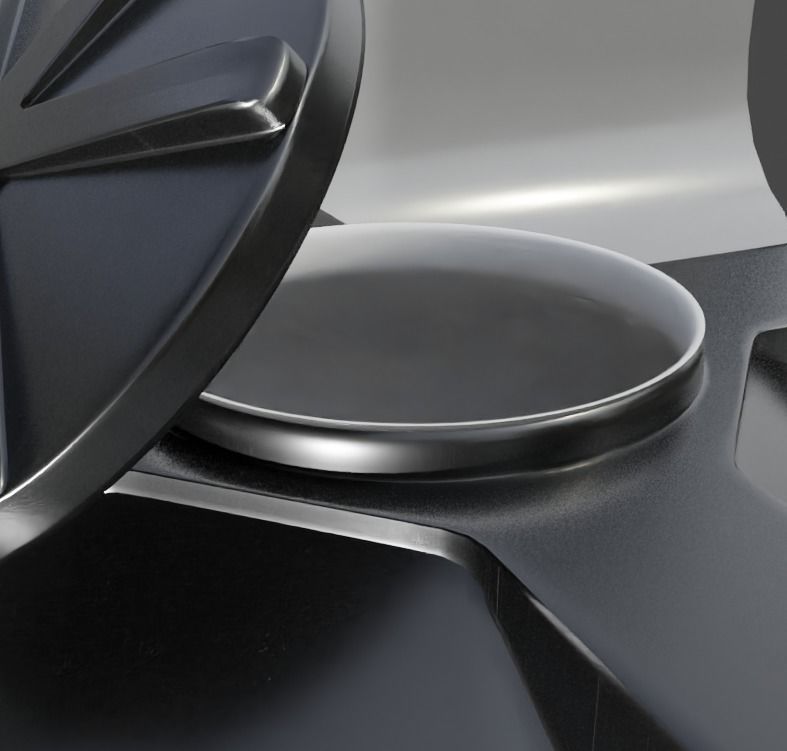 water tank 1000L Low-poly 3D model_7