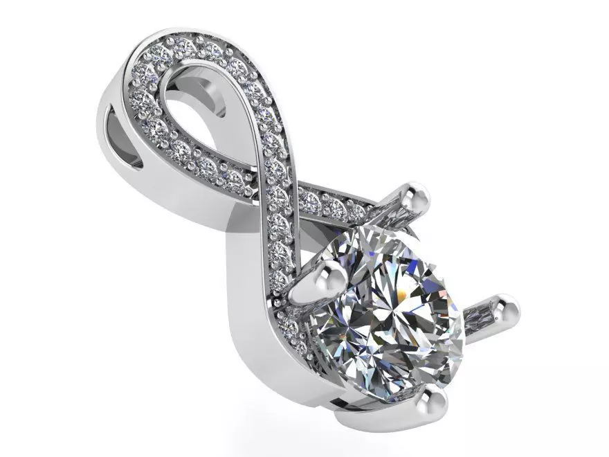 Forever Pendant 2698 3D print model