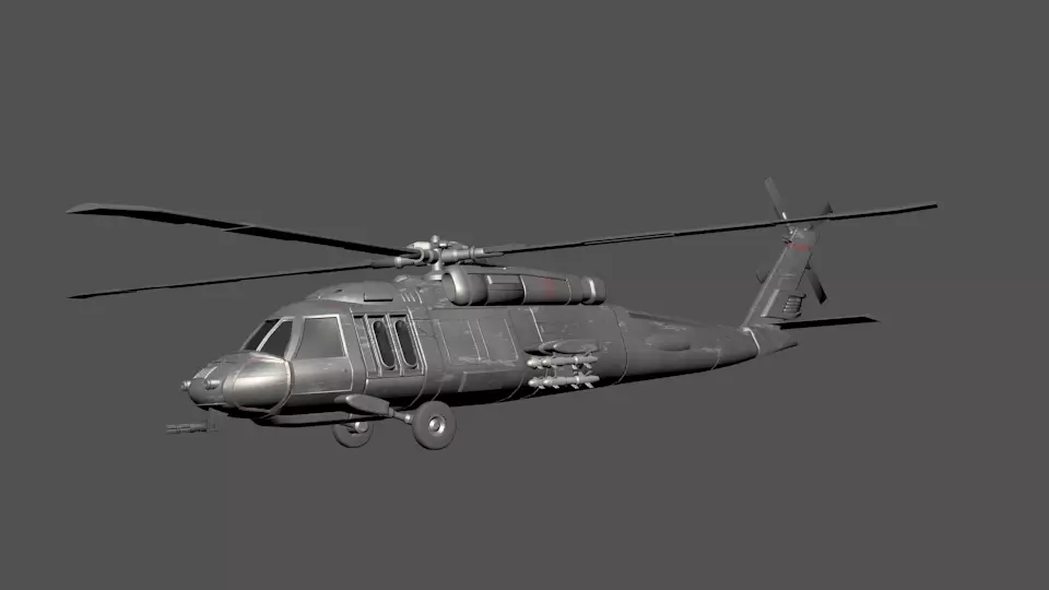 UH60A-3d model Free 3D model_0