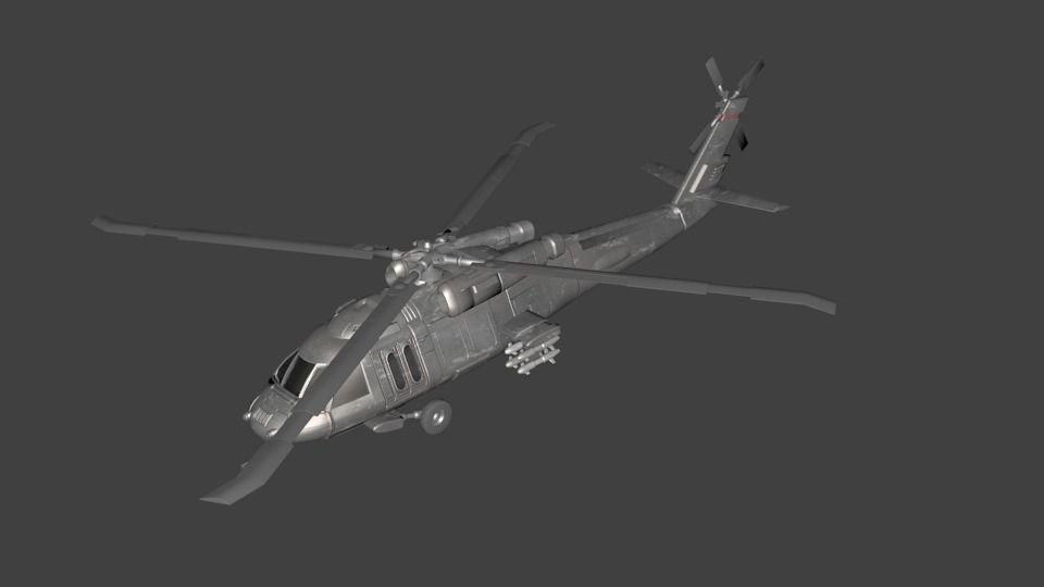 UH60A-3d model Free 3D model_2