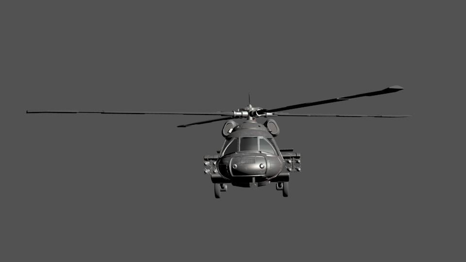 UH60A-3d model Free 3D model_1