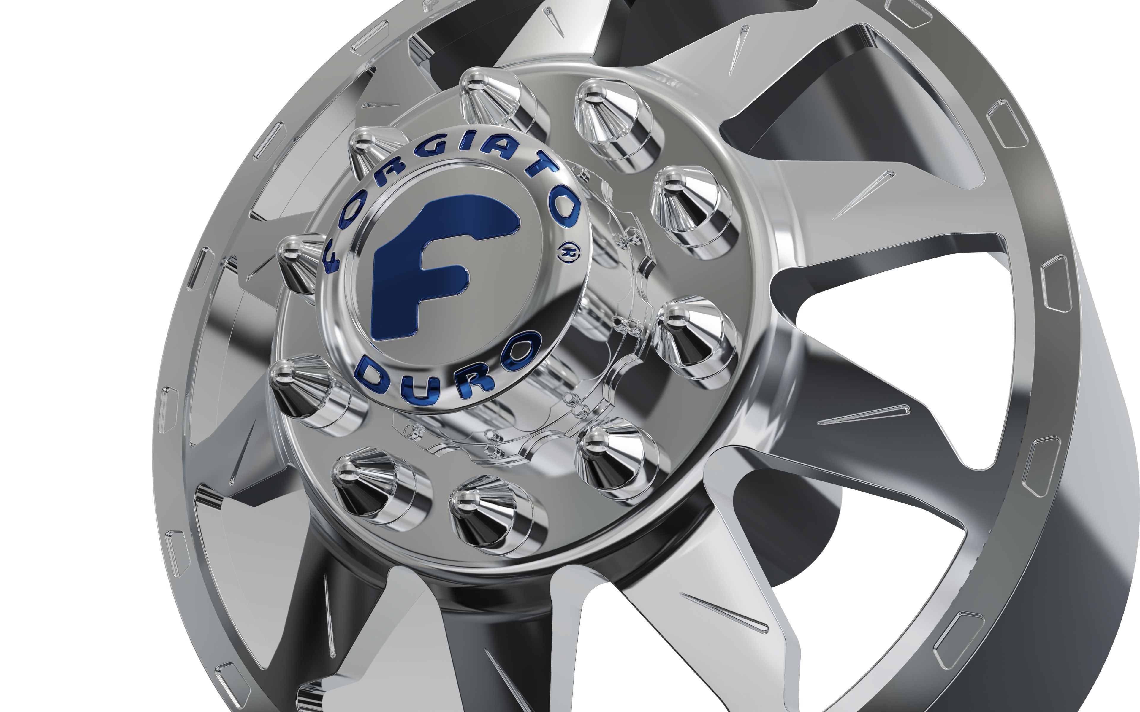FRONT forgiato Montagna DURO DUALLY WHEEL 3D print model_7