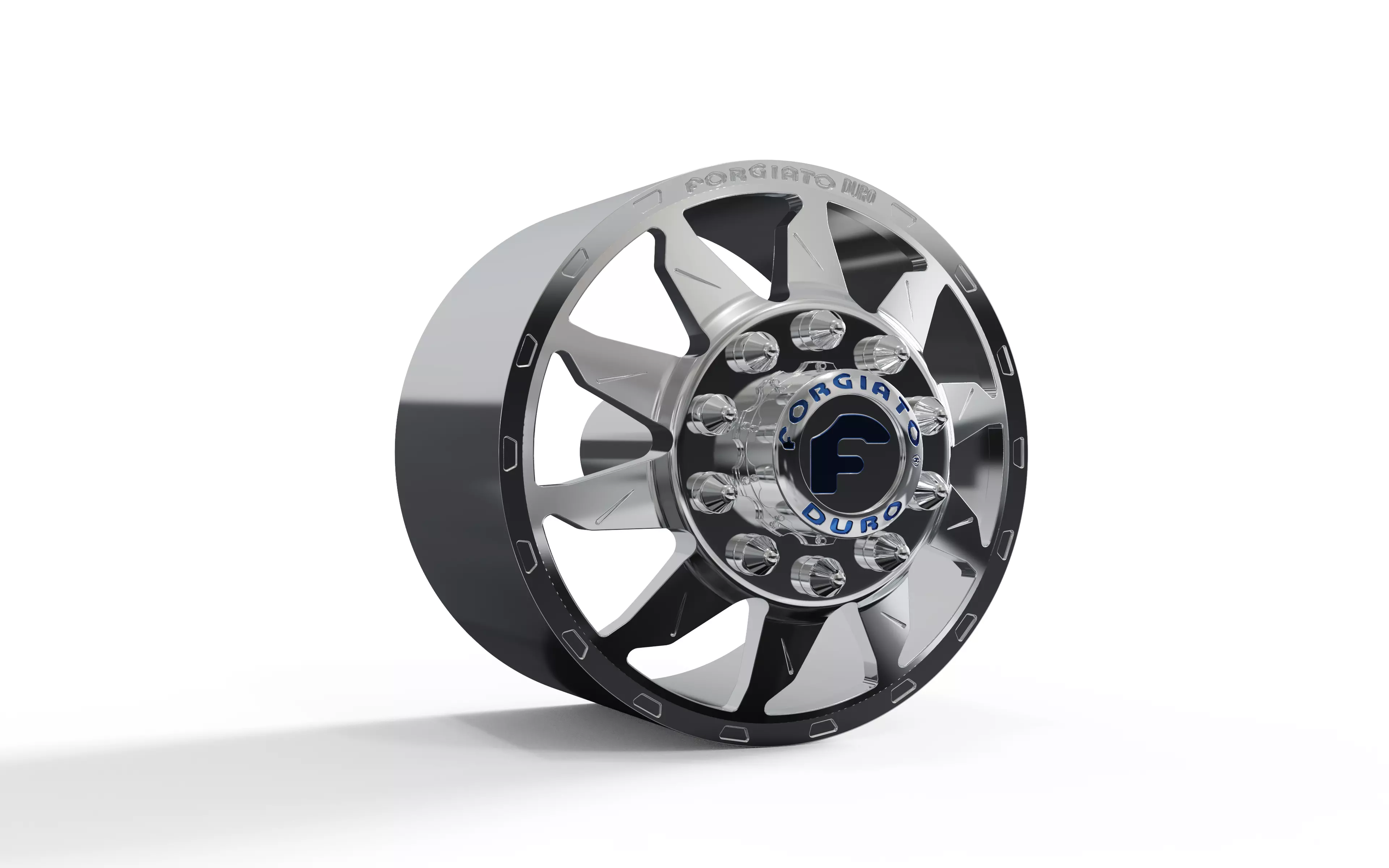 FRONT forgiato Montagna DURO DUALLY WHEEL 3D print model_0