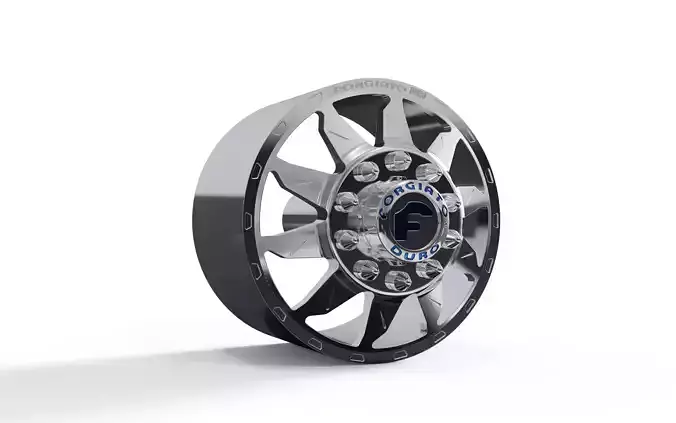 FRONT forgiato Montagna DURO DUALLY WHEEL 3D print model
