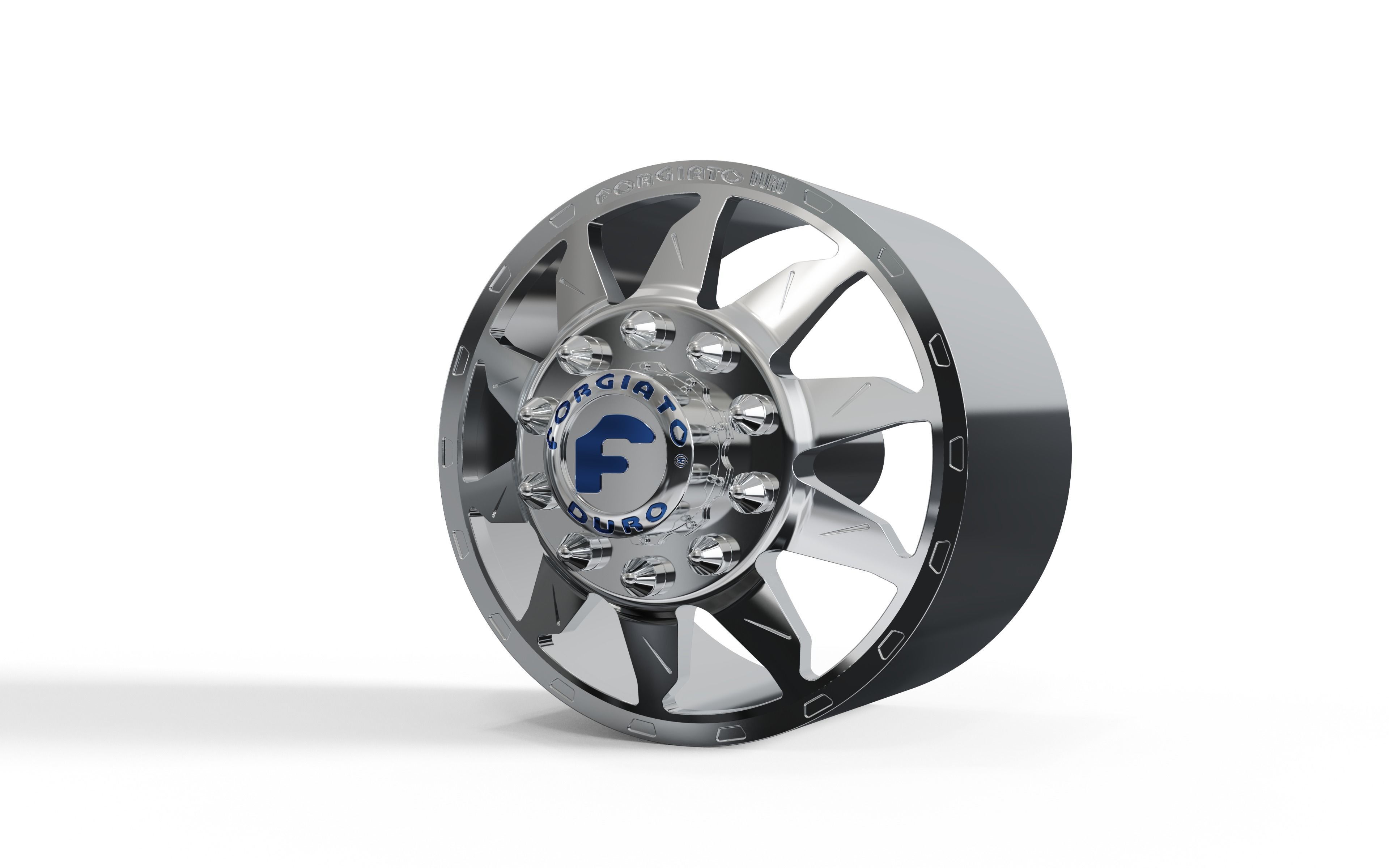 FRONT forgiato Montagna DURO DUALLY WHEEL 3D print model_1