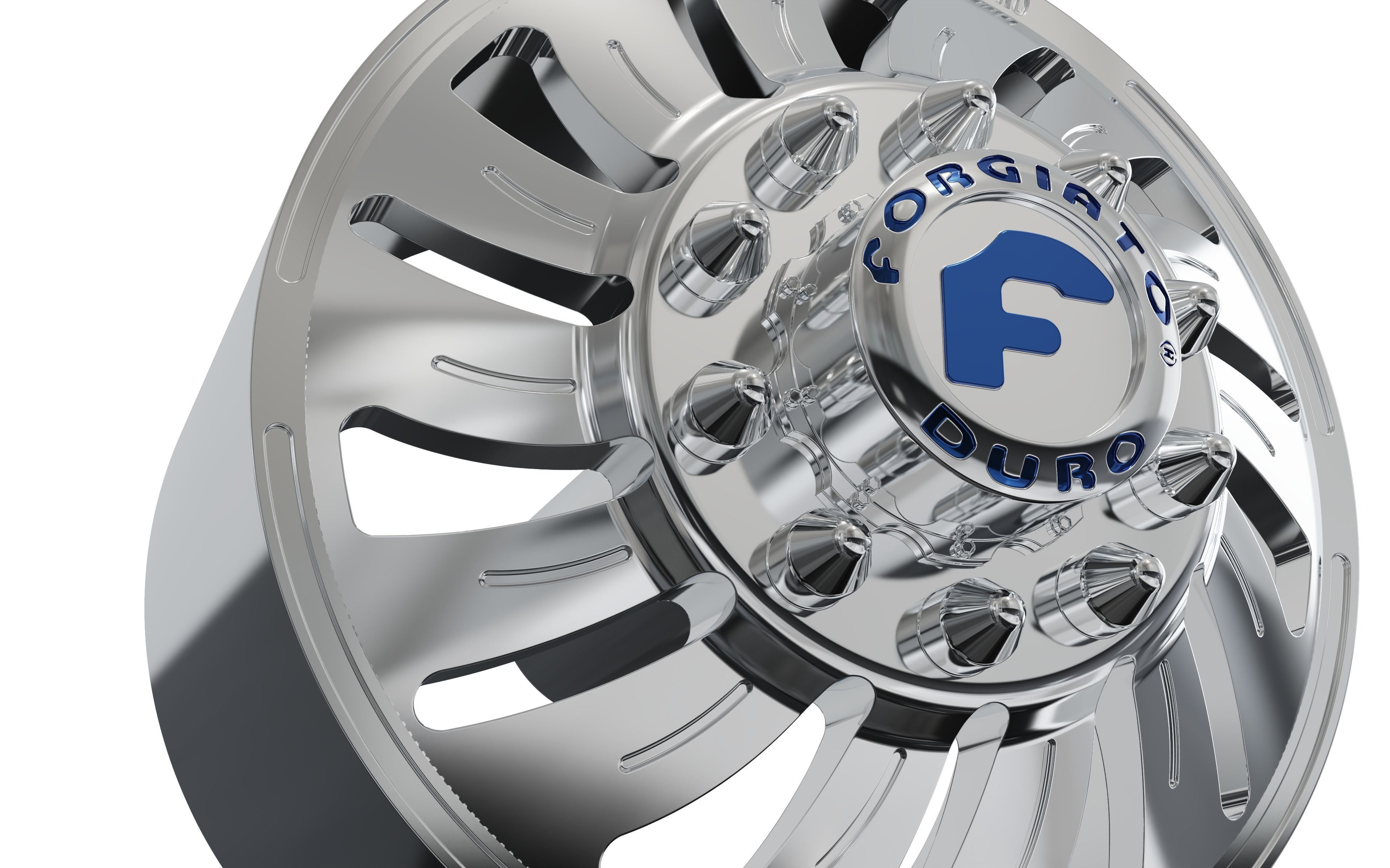 FRONT forgiato Turbinata DURO DUALLY WHEEL 3D print model_6