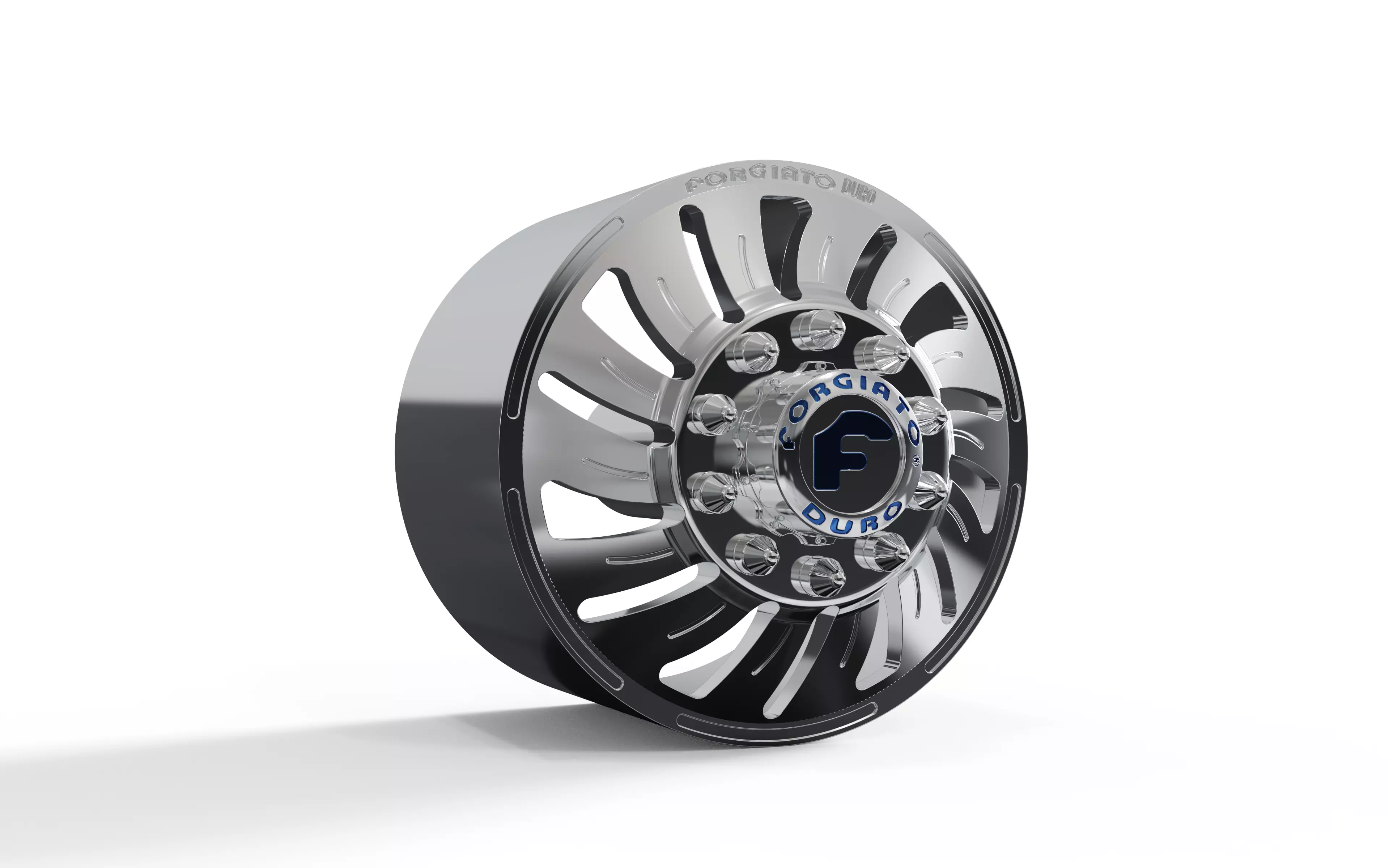 FRONT forgiato Turbinata DURO DUALLY WHEEL 3D print model_0