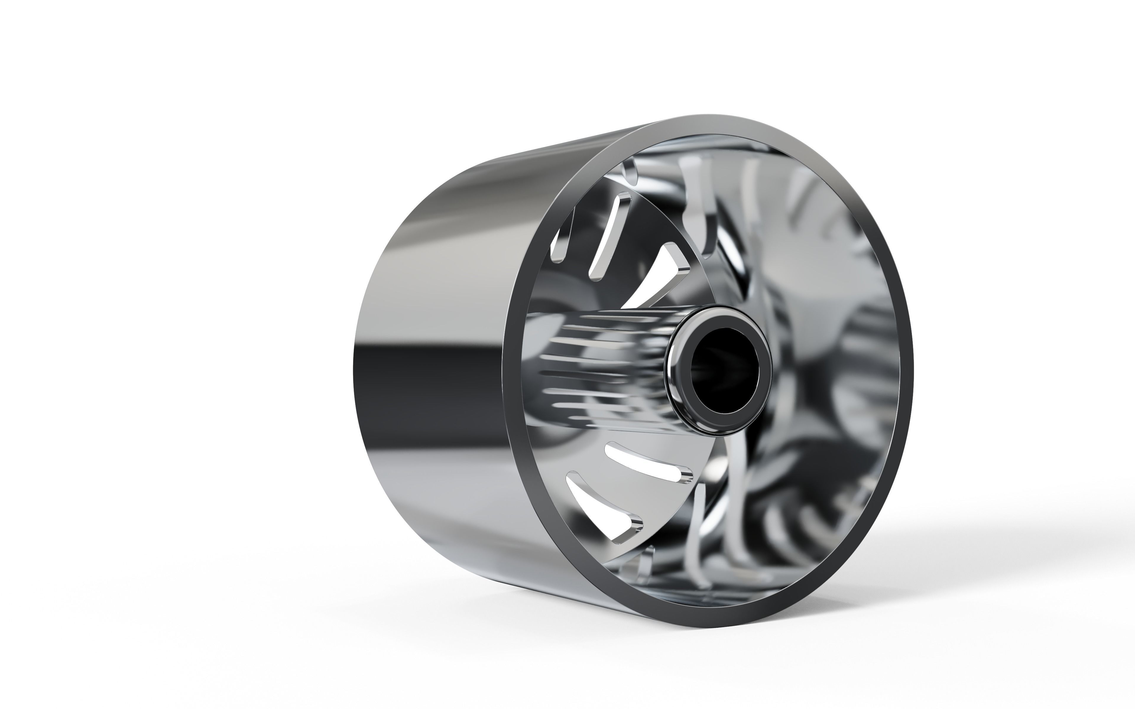 FRONT forgiato Turbinata DURO DUALLY WHEEL 3D print model_3