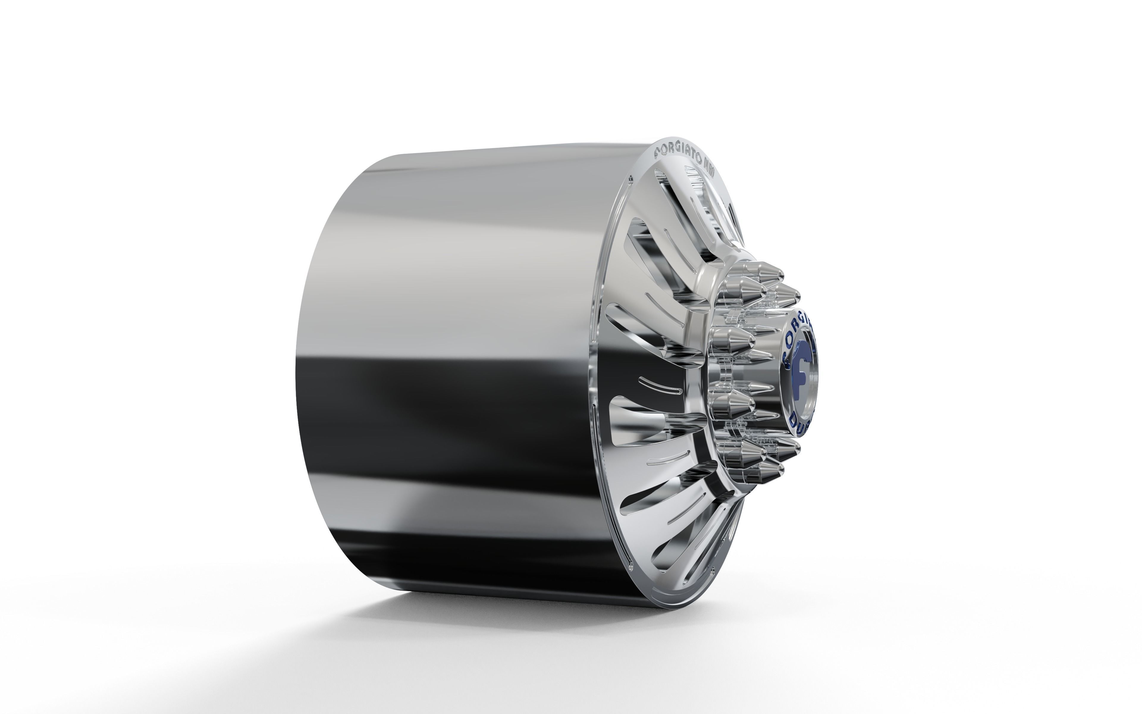 FRONT forgiato Turbinata DURO DUALLY WHEEL 3D print model_4