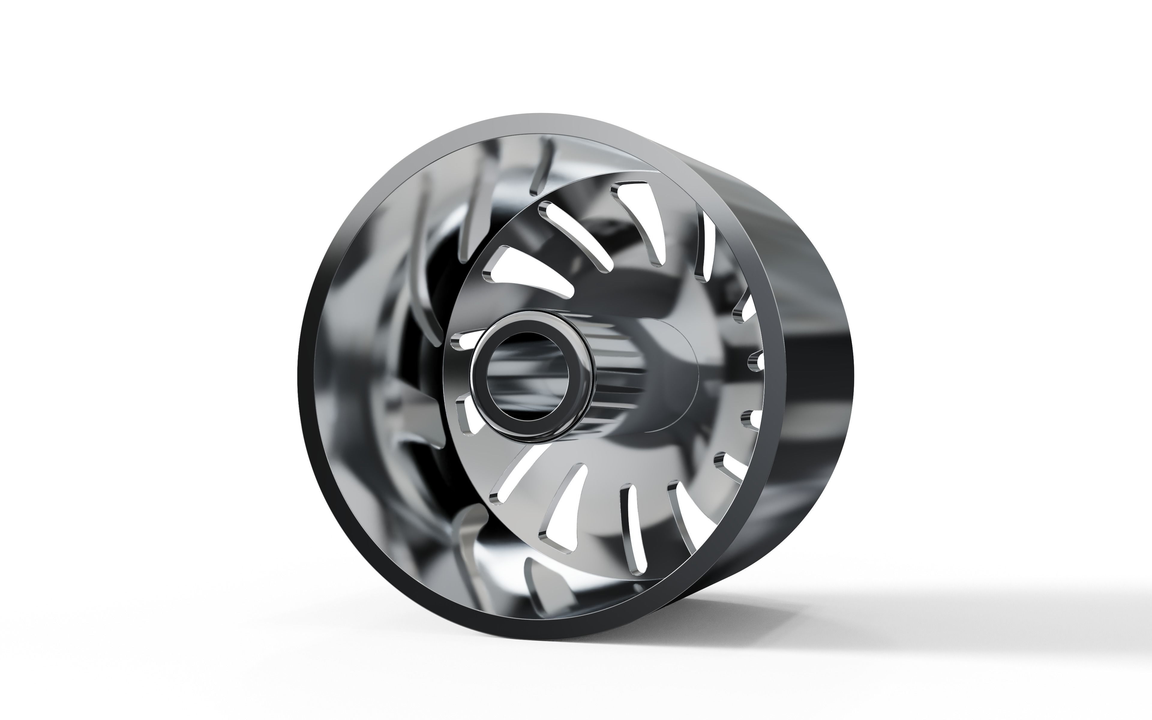 FRONT forgiato Turbinata DURO DUALLY WHEEL 3D print model_2