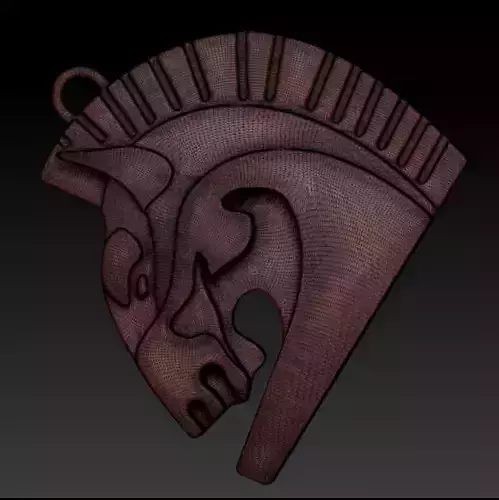 horse head medallion