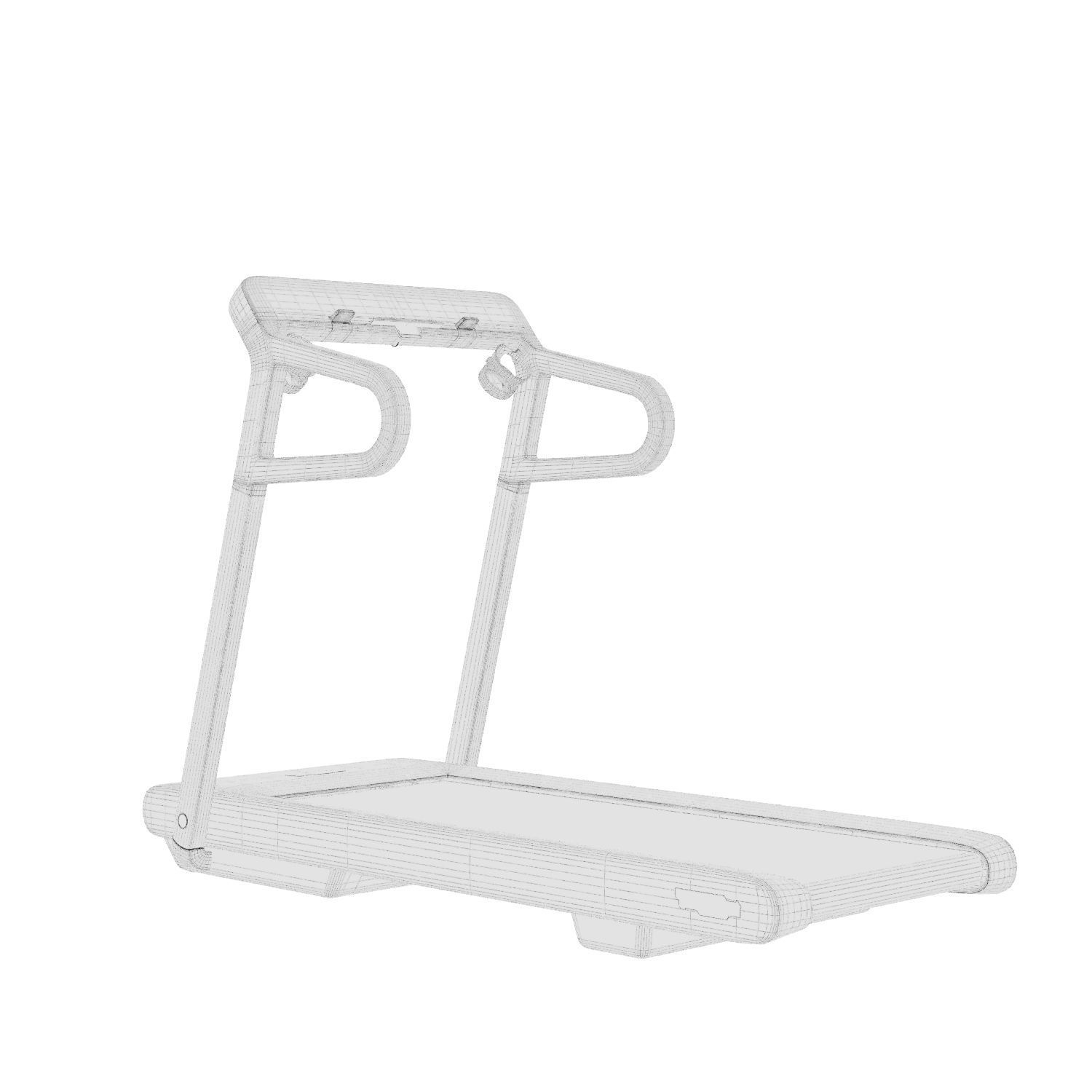 Treadmill Technogym MyRun 3D model_12