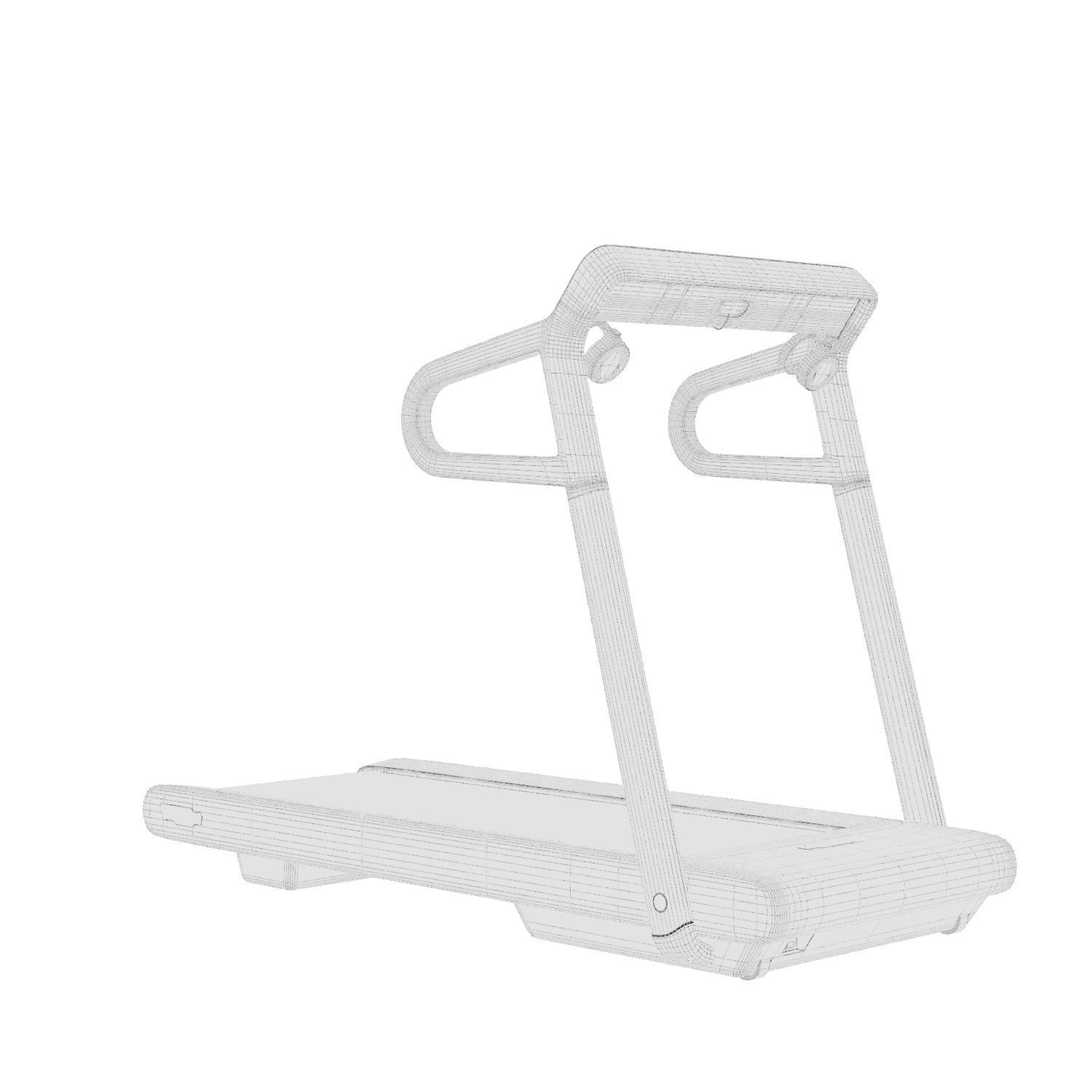 Treadmill Technogym MyRun 3D model_16