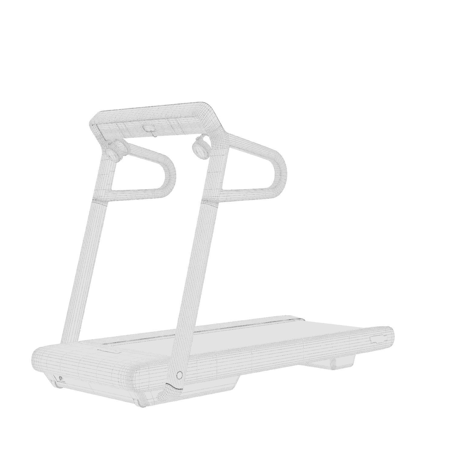 Treadmill Technogym MyRun 3D model_10