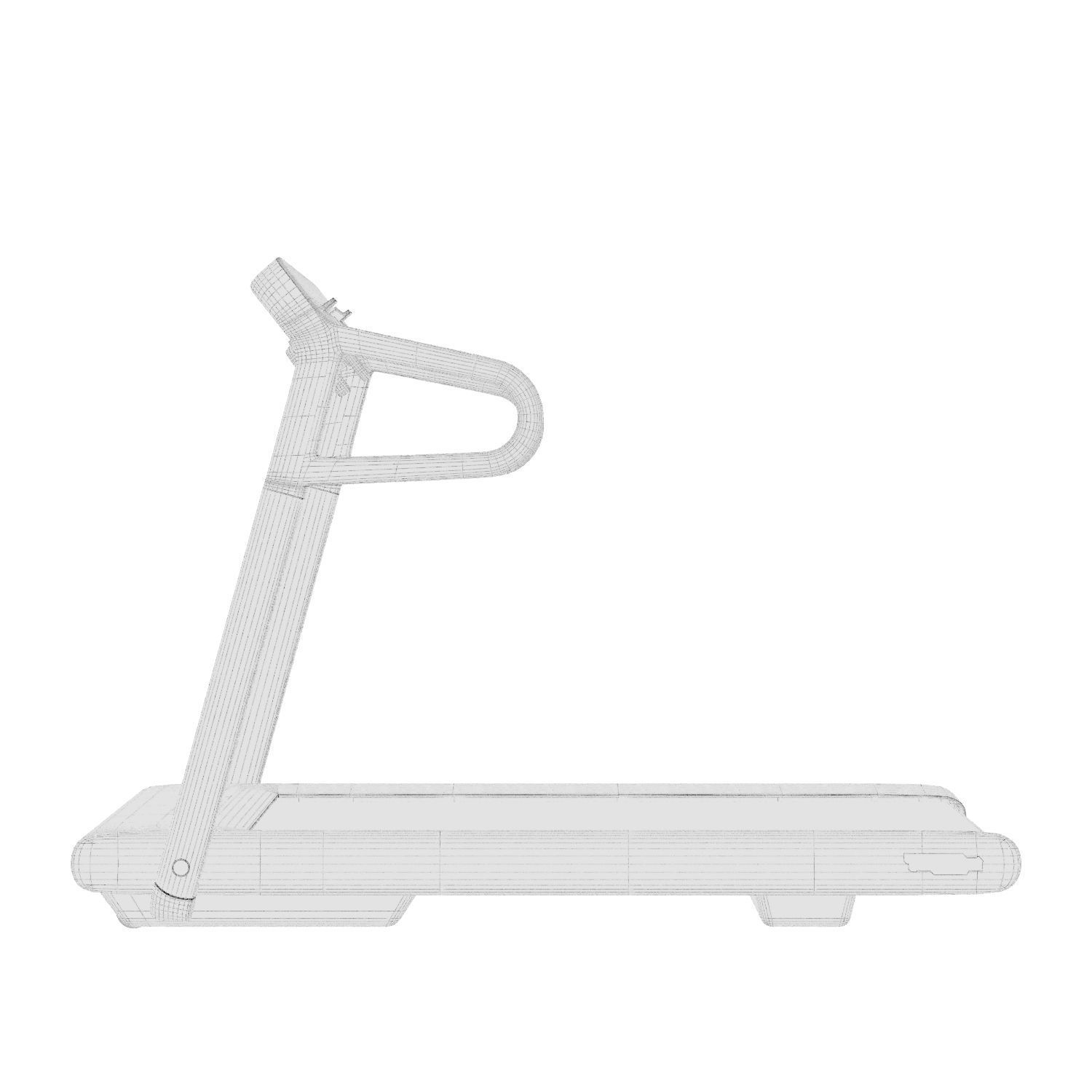Treadmill Technogym MyRun 3D model_11