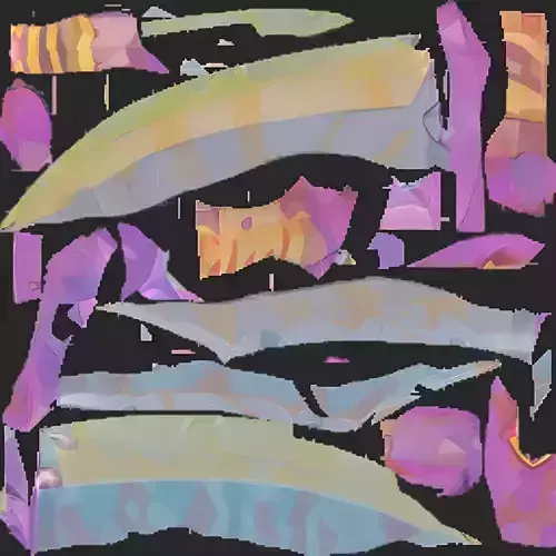 A Polygon sword from the anime one piece