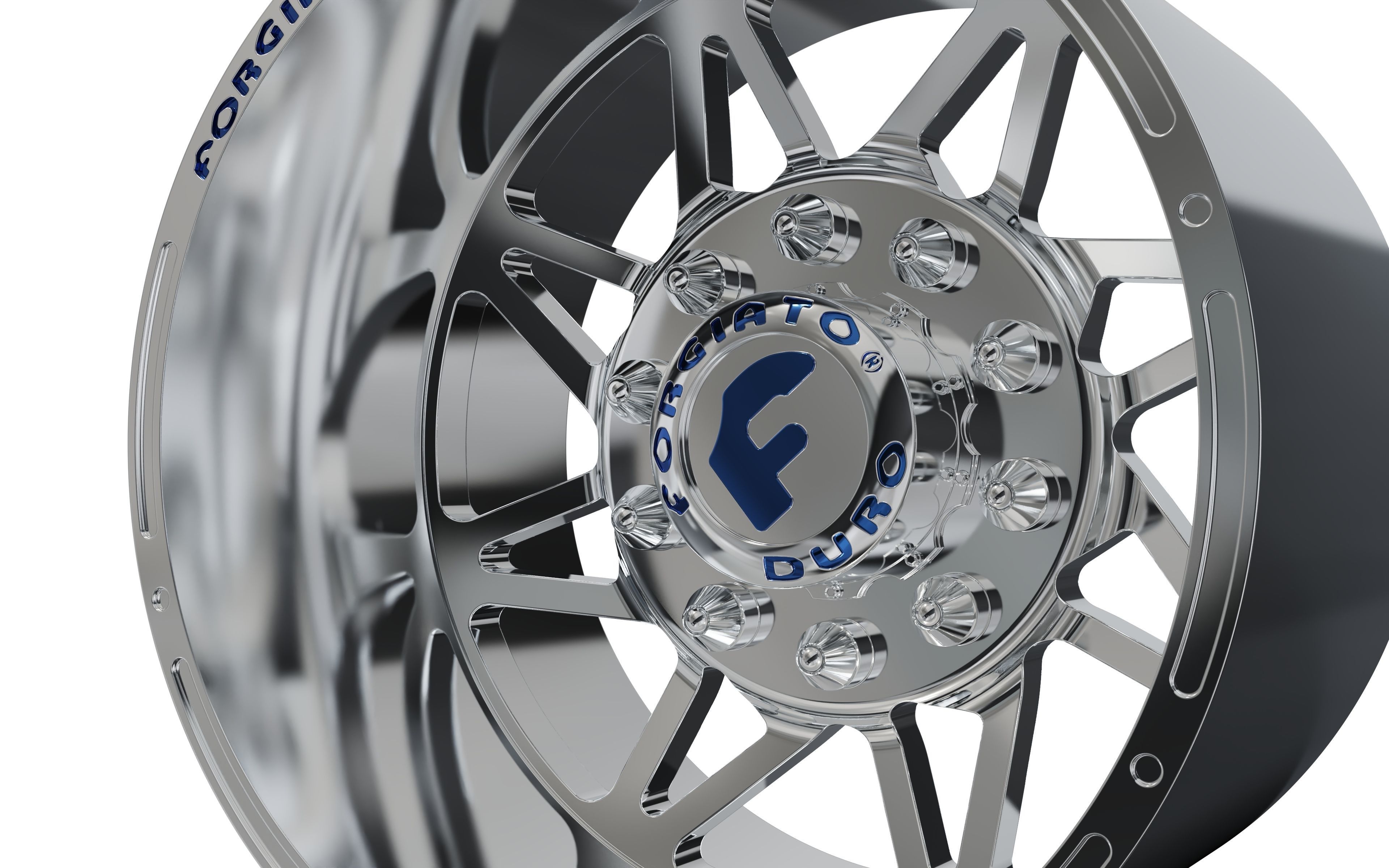 REAR forgiato Finestro-D DURO DUALLY WHEEL 3D print model_8