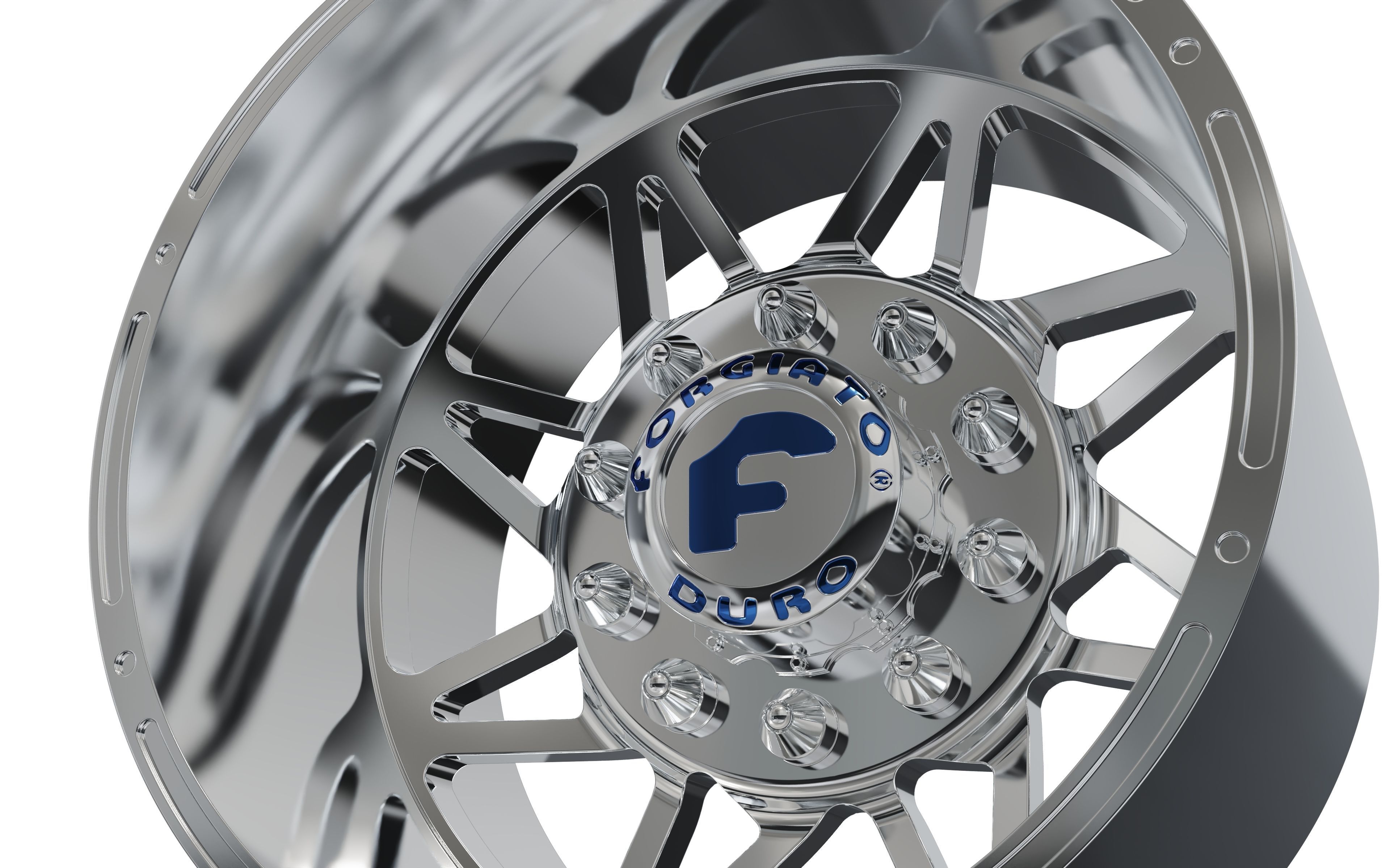 REAR forgiato Finestro-D DURO DUALLY WHEEL 3D print model_7