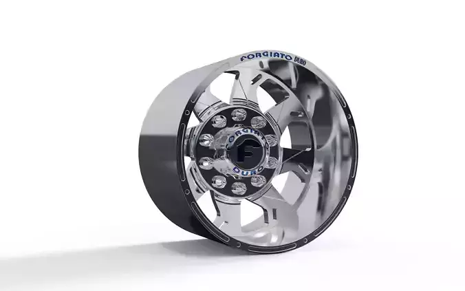 REAR forgiato Forata DURO DUALLY WHEEL Free 3D print model