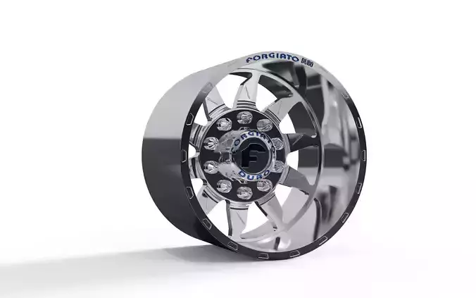 REAR forgiato Montagna DURO DUALLY WHEEL 3D print model
