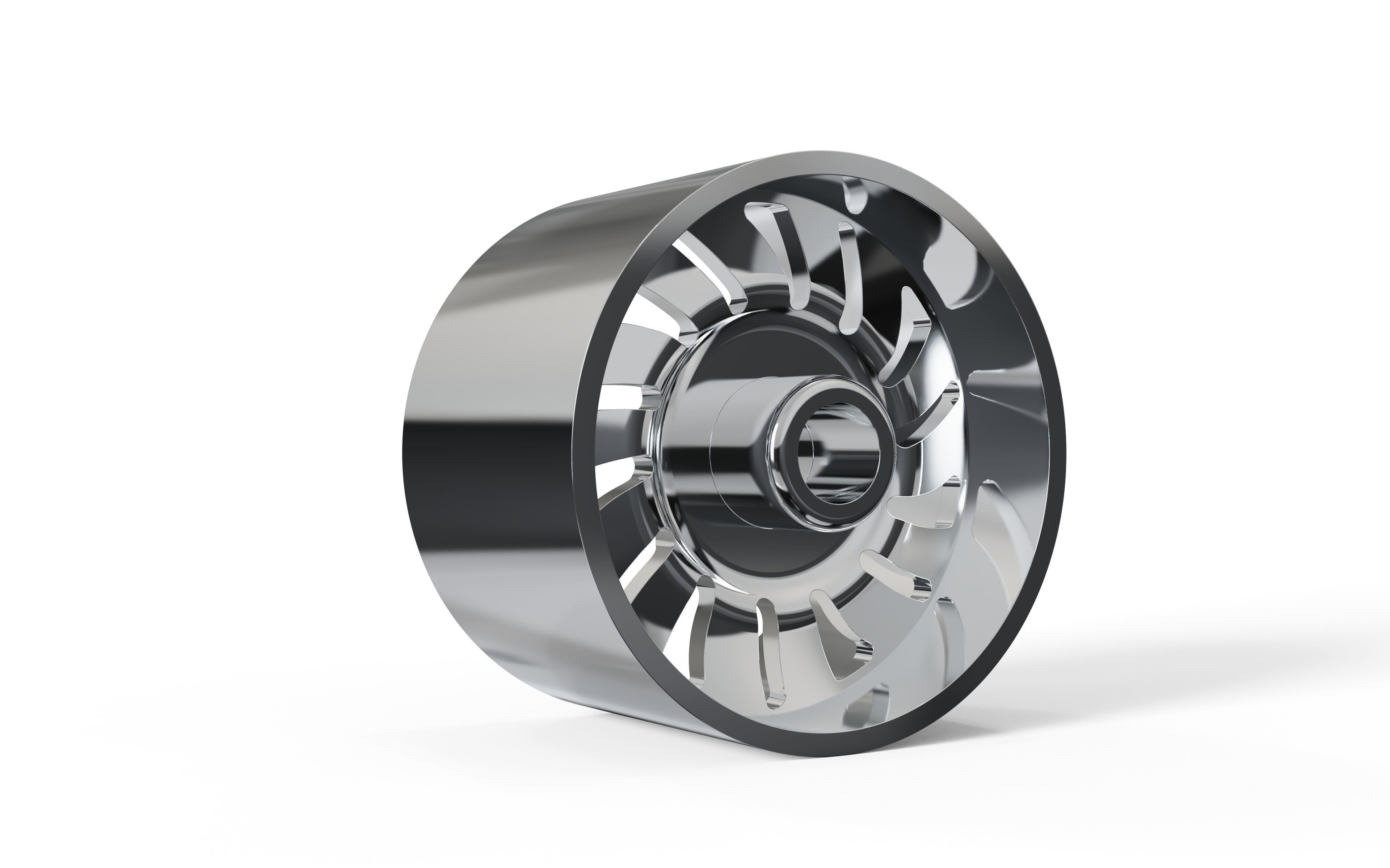 REAR forgiato Turbinata DURO DUALLY WHEEL 3D print model_3