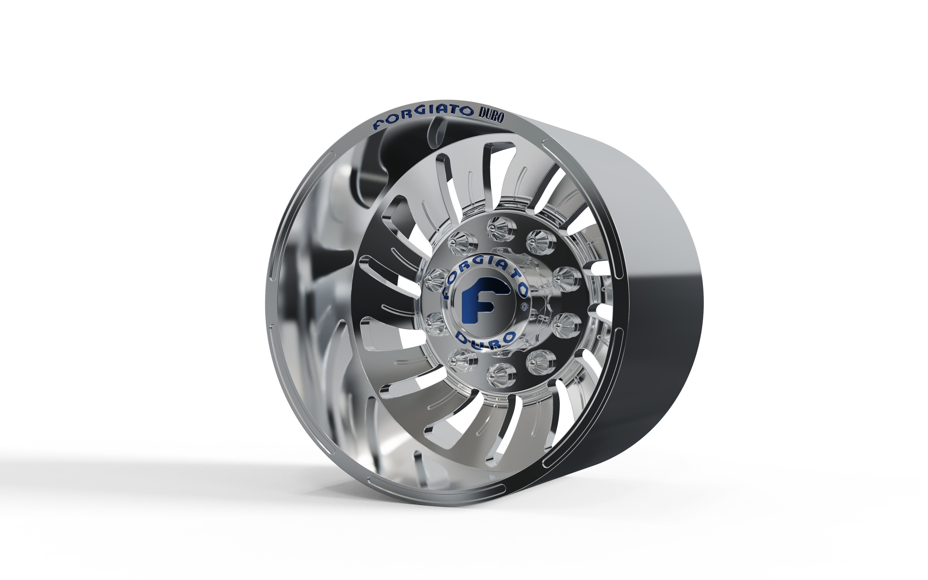 REAR forgiato Turbinata DURO DUALLY WHEEL 3D print model_1