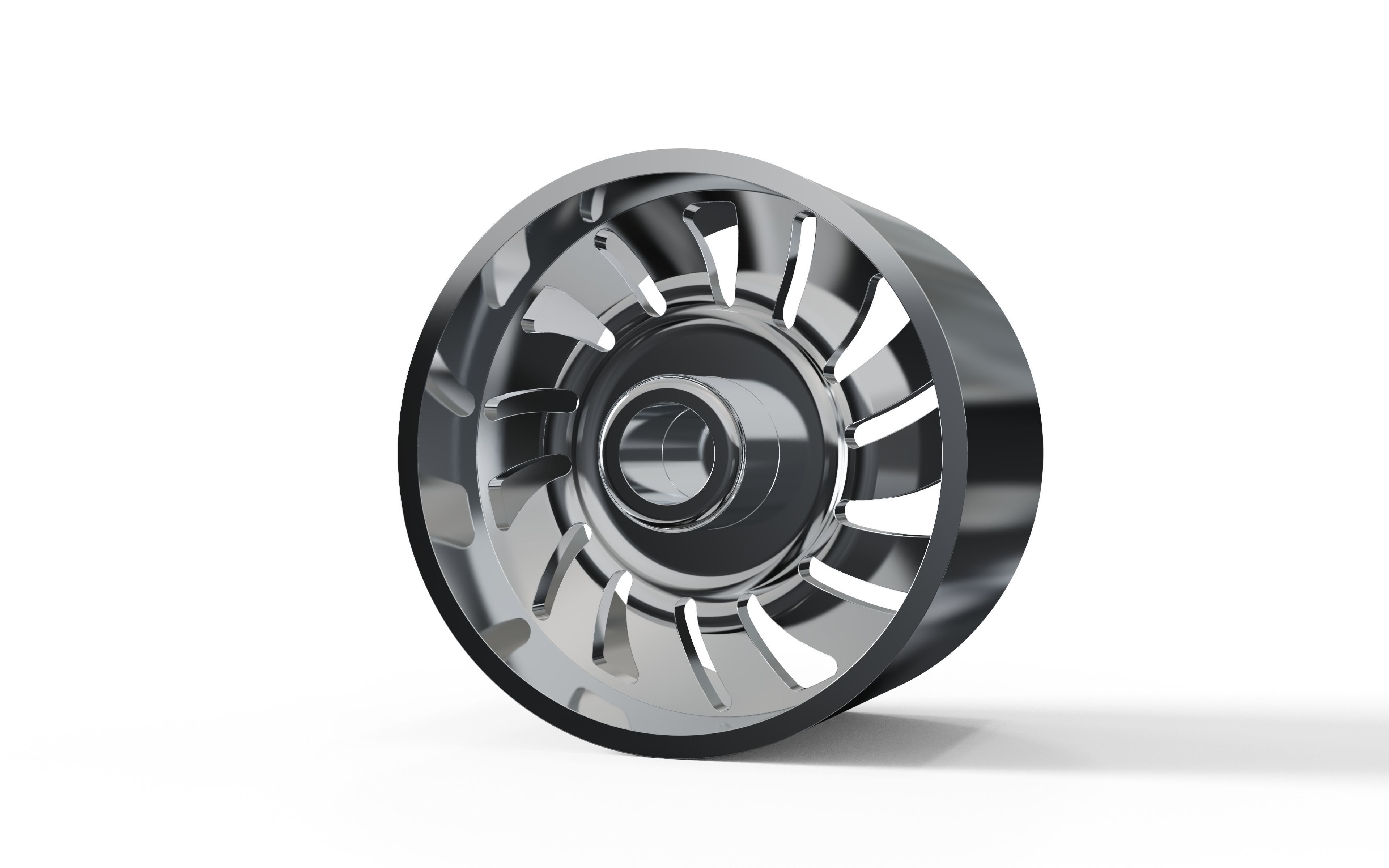 REAR forgiato Turbinata DURO DUALLY WHEEL 3D print model_2