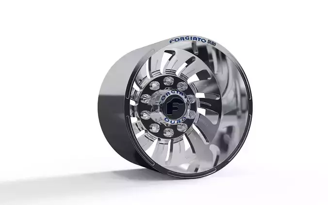 REAR forgiato Turbinata DURO DUALLY WHEEL 3D print model REAR forgiato Turbinata DURO DUALLY WHEEL 3D print model