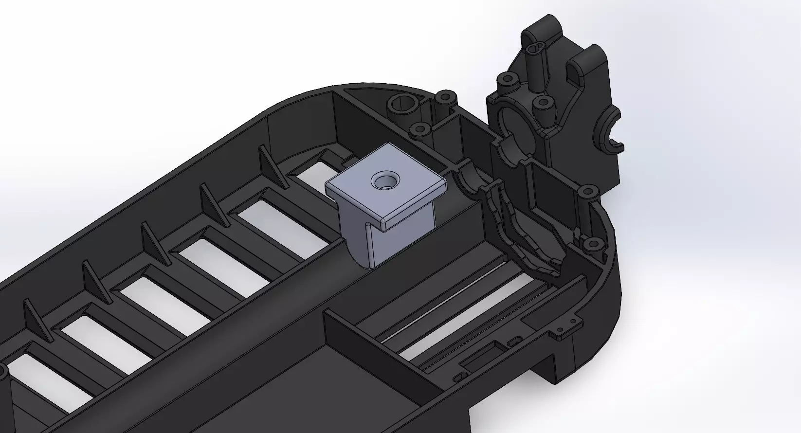 TT01 Gyro Mount  Free 3D print model_0