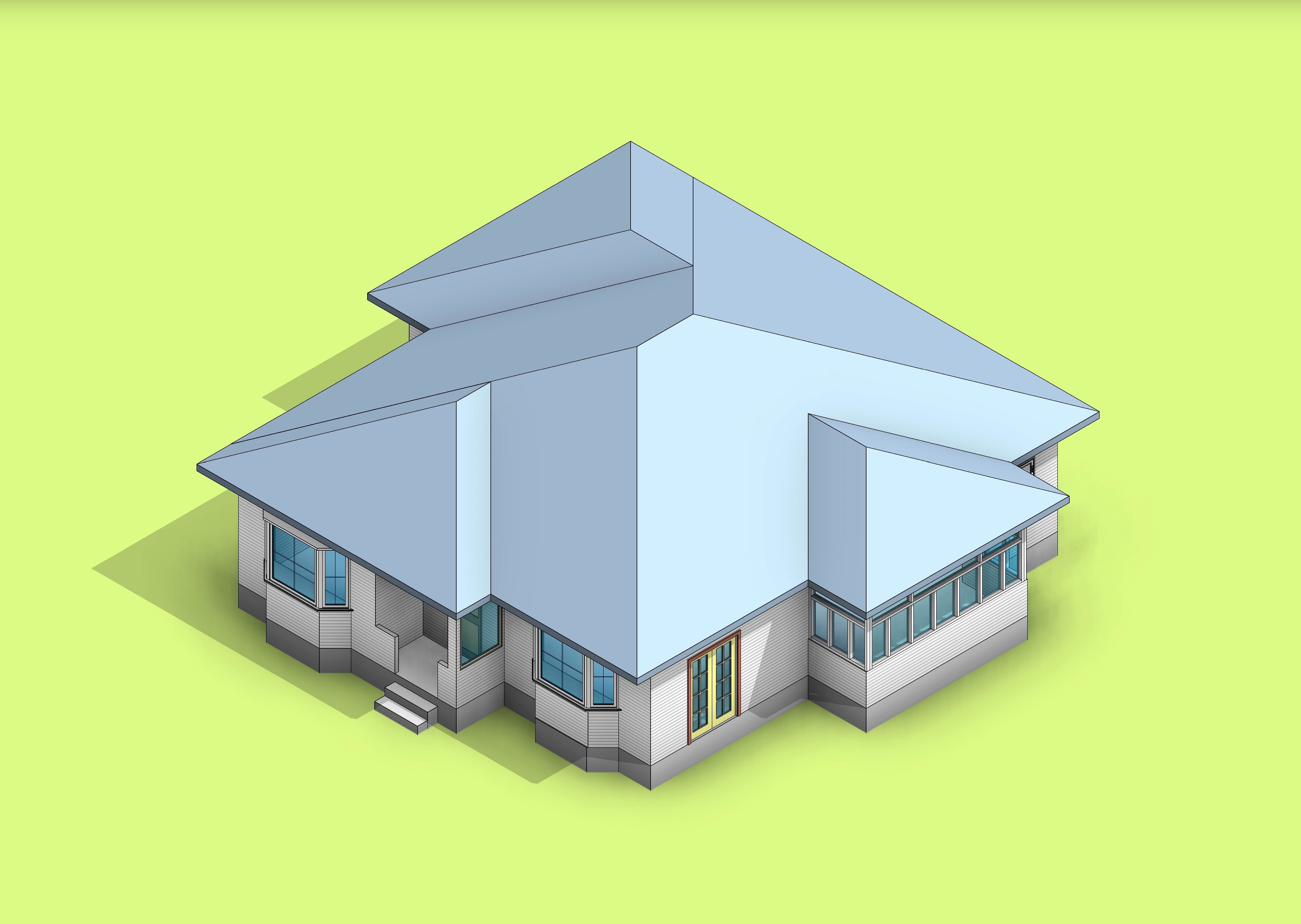 Residential HOUSE  3D model_13