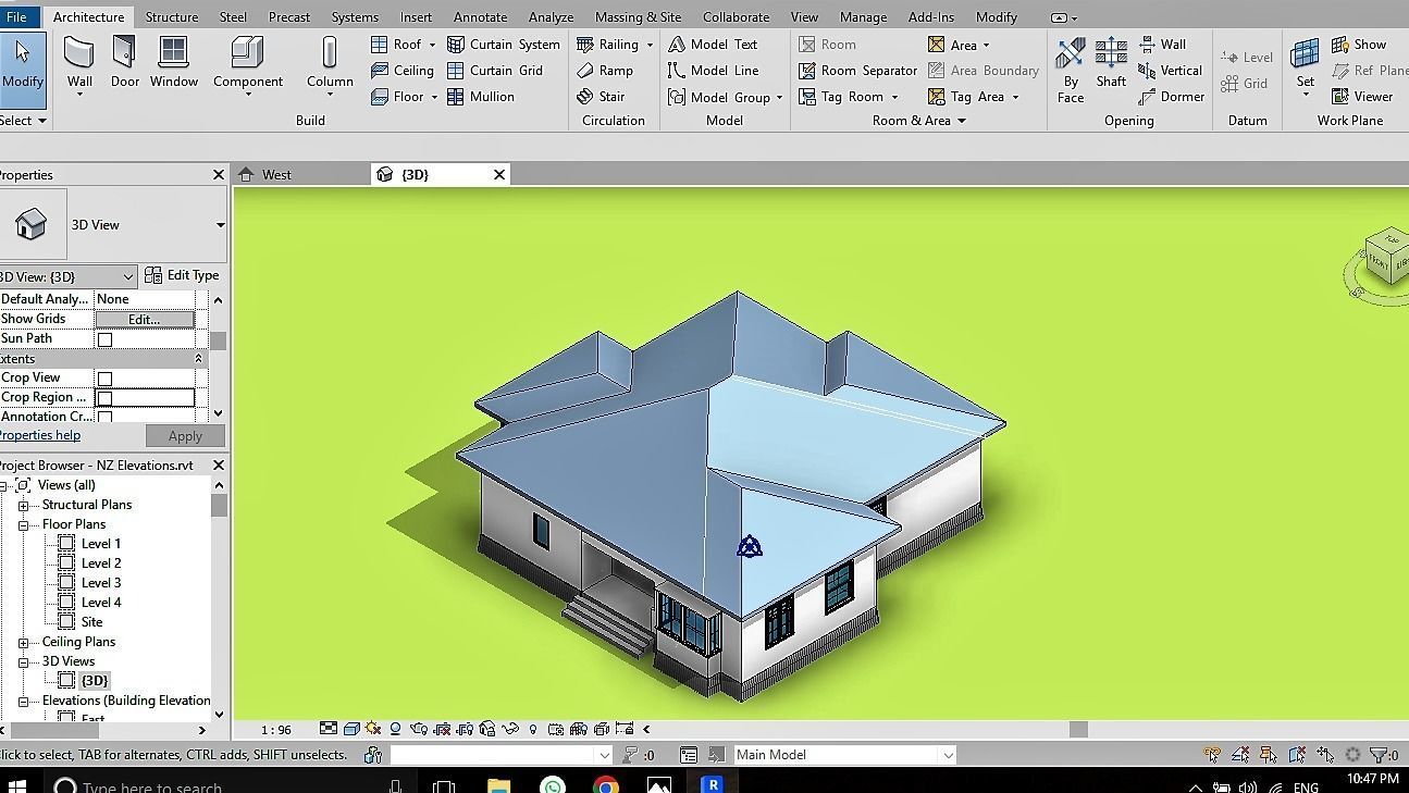 Residential HOUSE  3D model_1