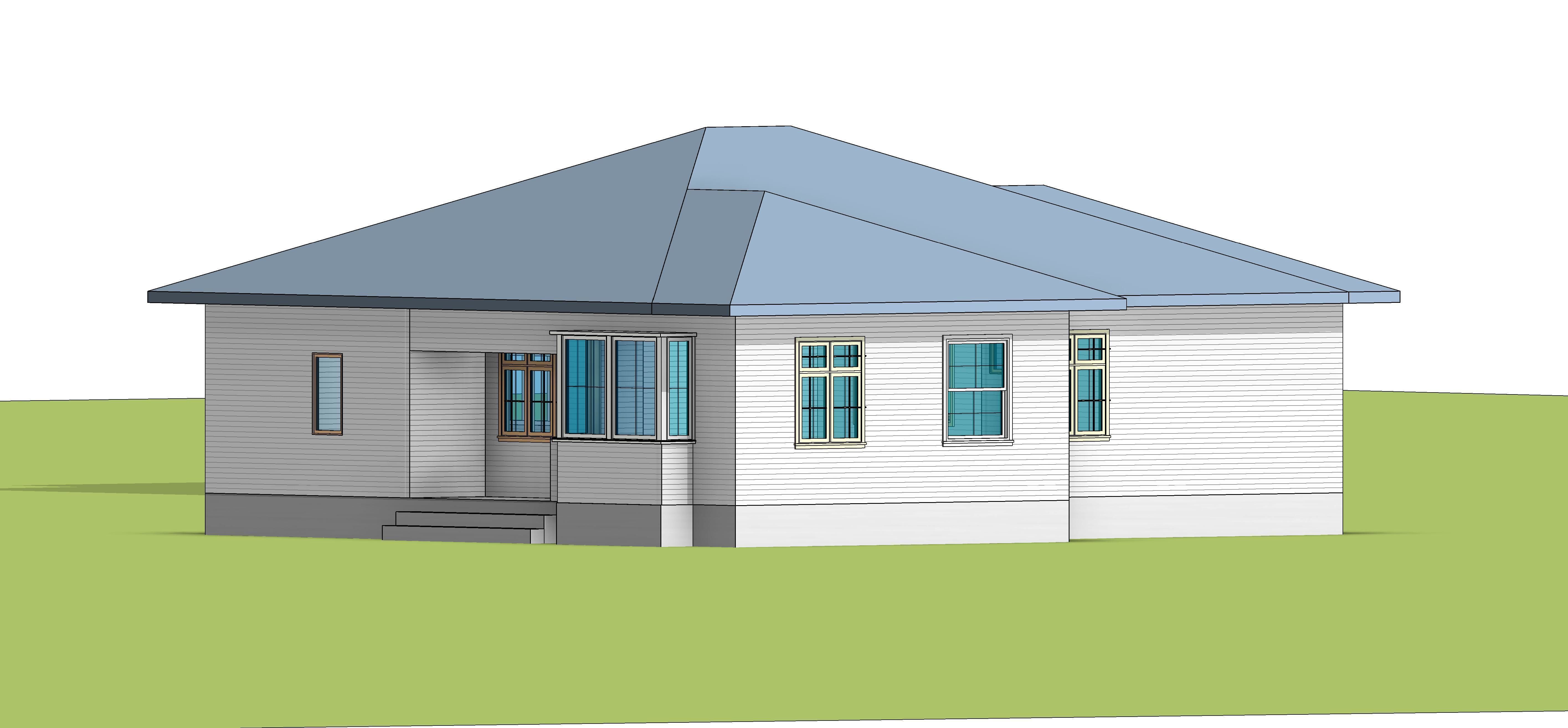 Residential HOUSE  3D model_4