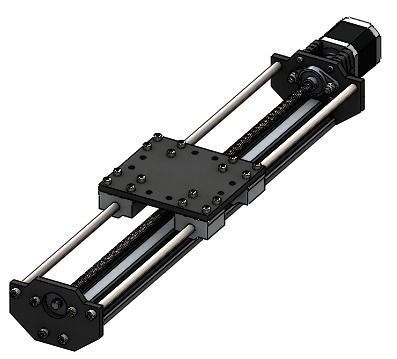 Linear Module - Screw Drive 3D model_4