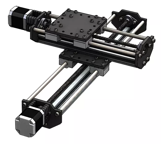 Linear Module - Screw Drive 3D model_0