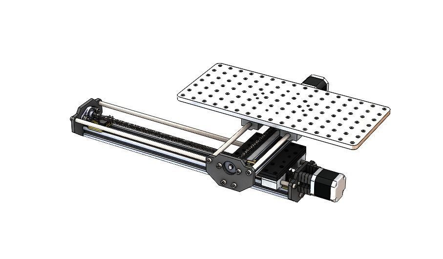 Linear Module - Screw Drive 3D model_2