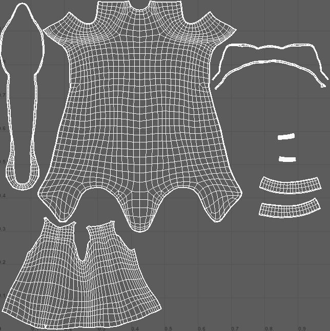 Cartoon Deer- base mesh Low-poly 3D model_12