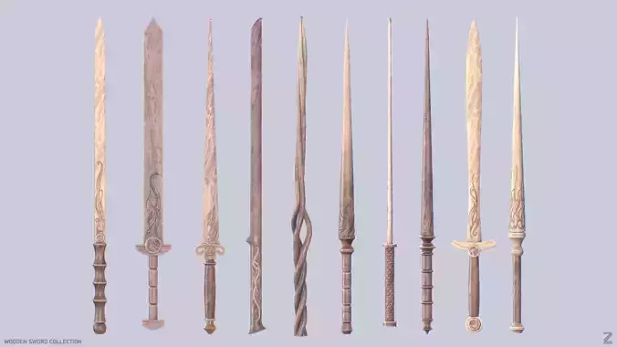 Wooden sword collecition