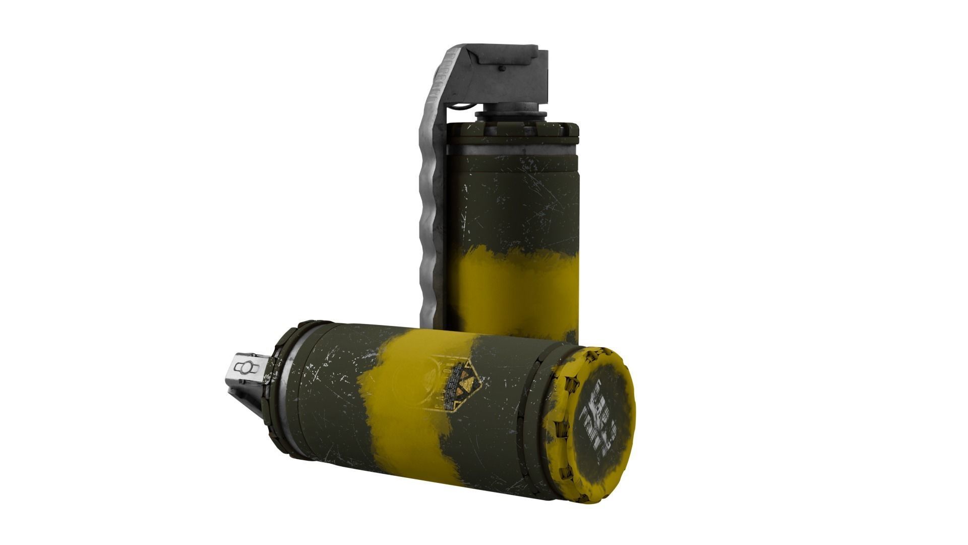 Gas Grenade 3D model_5