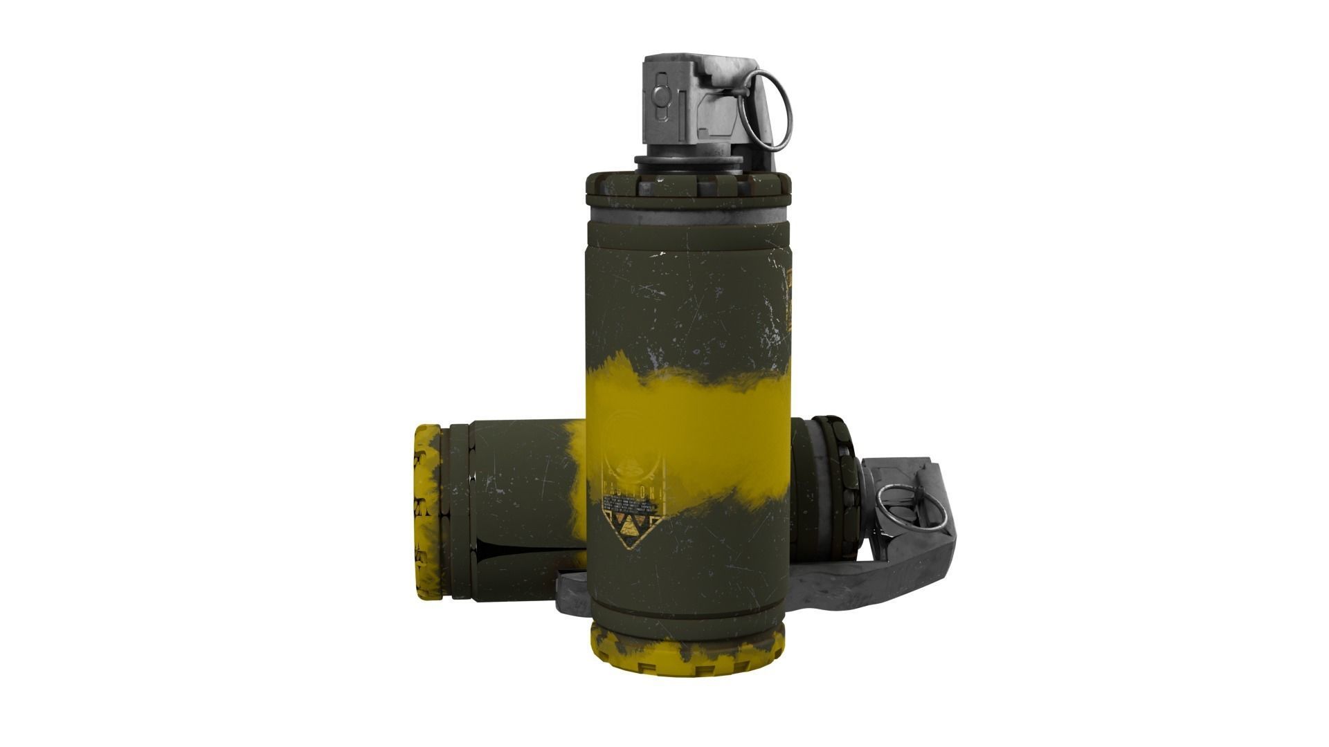 Gas Grenade 3D model_2