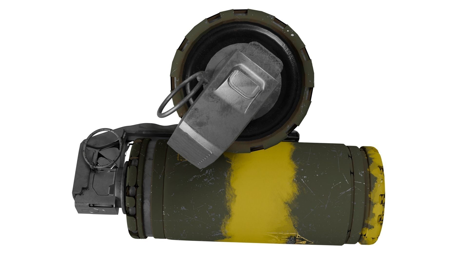 Gas Grenade 3D model_7