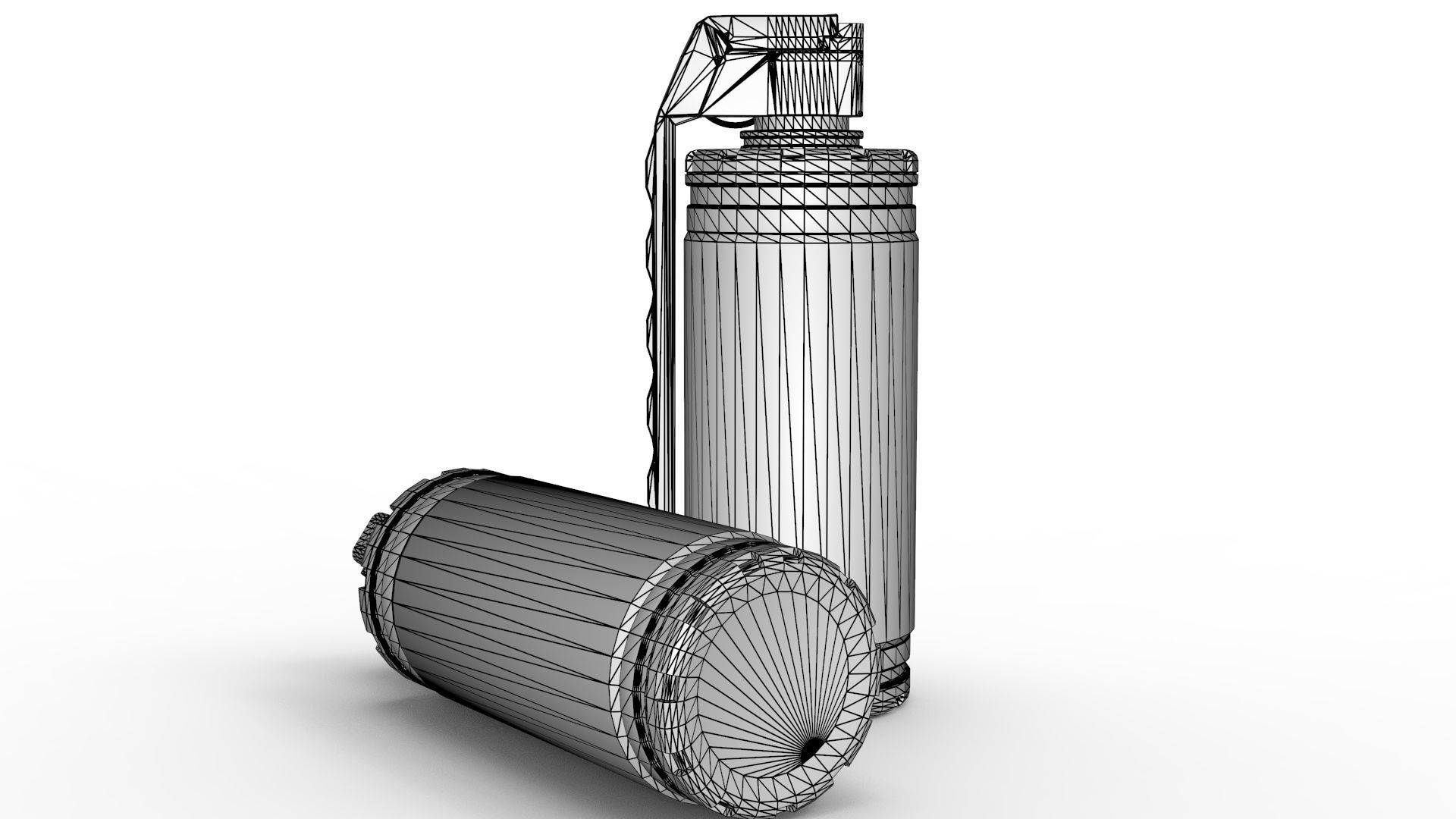 Gas Grenade 3D model_12