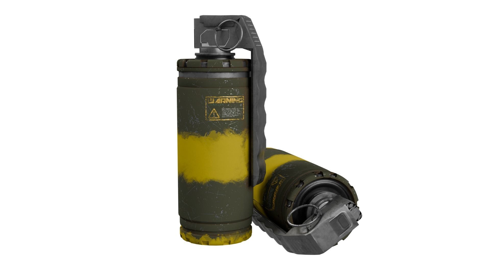 Gas Grenade 3D model_1